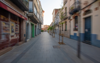 Els carrers de la ciutat s'han quedat completament desert durant els dos mesos de confinament | Roger Benet